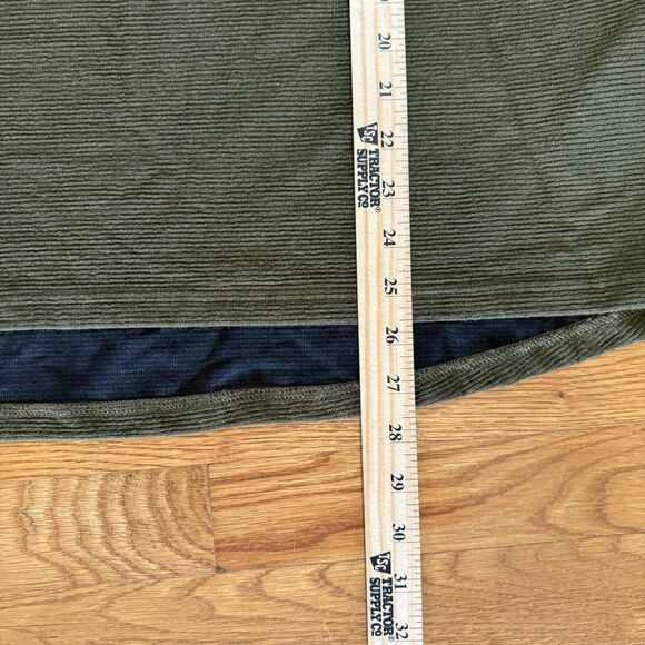 Joseph Ribkoff Black/Olive Hooded Top Size 14 - Picture 5 of 6